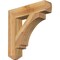 Ekena Millwork Imperial Craftsman Rough Sawn Bracket, Western Red Cedar, 6"W x 30"D x 30"H BKT06X30X30IMP04RWR - alternate 1